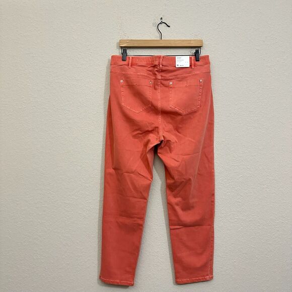 J.JILL Jeans Red Clover Denim Slim Ankle Authentic Fit Straight NWT - Picture 2 of 14